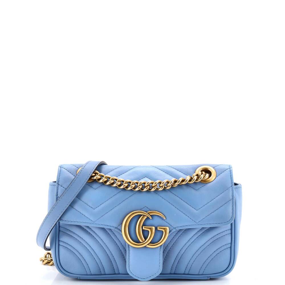 Gucci Gg Marmont Flap Bag Matelasse #258608G75B